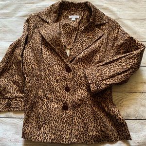 Leopard print jacket